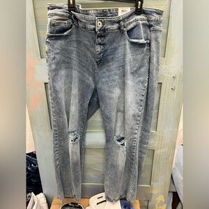 INC High Rise Straight Denim Jeans